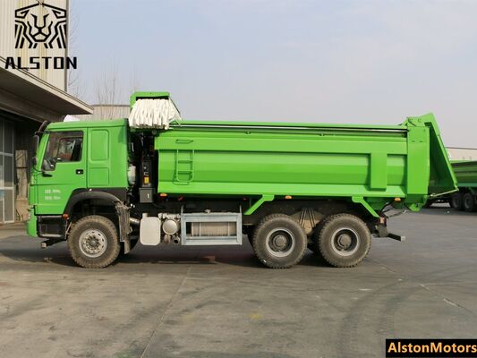 Nouveau camion-benne écologique Sinotruk Howo 6x4 340HP à vendre au Kenya | Prix du camion-benne à bâche électrique