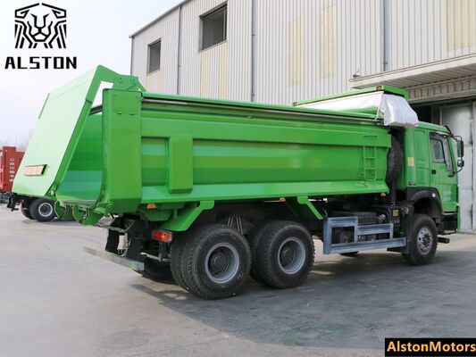 Nouveau camion-benne écologique Sinotruk Howo 6x4 340HP à vendre au Kenya | Prix du camion-benne à bâche électrique