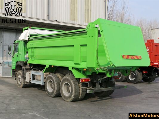 Nouveau camion-benne écologique Sinotruk Howo 6x4 340HP à vendre au Kenya | Prix du camion-benne à bâche électrique